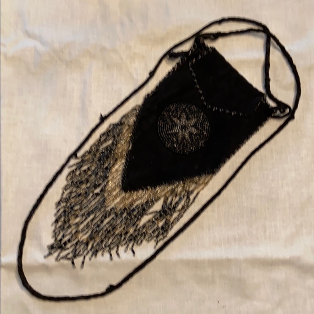Western style suede purse